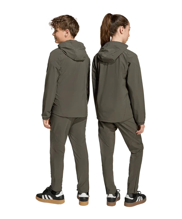 adidas real madrid vis tech travel joggingbukser børn grå