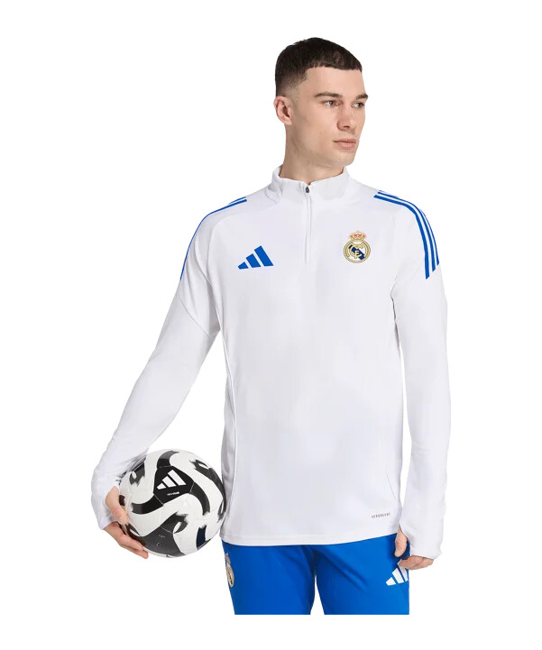 adidas real madrid tiro25 konkurrencetræningstrøje 20252026 hvid