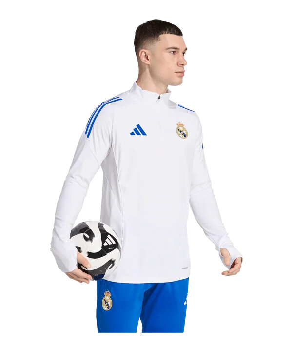 adidas real madrid tiro25 konkurrencetræningstrøje 20252026 hvid