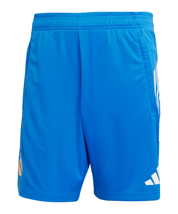 adidas real madrid tiro25 competition træningsshorts 20252026 blå