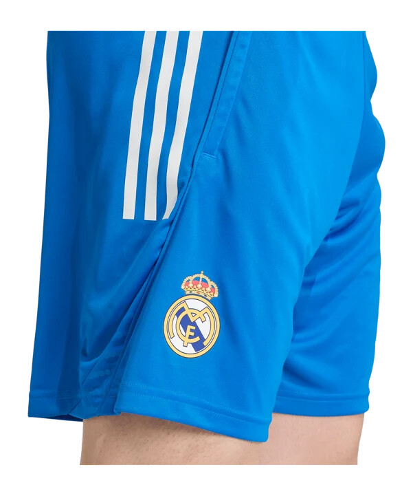 adidas real madrid tiro25 competition træningsshorts 20252026 blå
