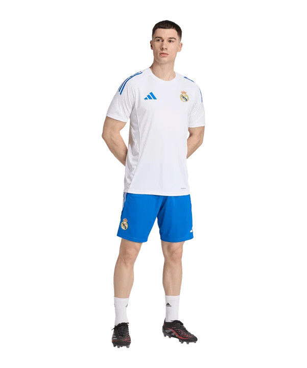 adidas real madrid tiro25 competition træningsshorts 20252026 blå