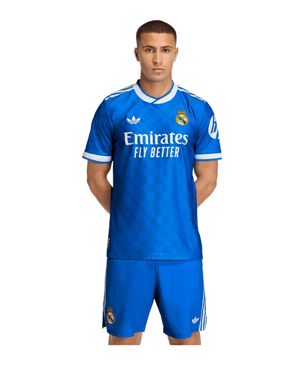 adidas real madrid authentic trøje 3. klasse 20252026 blå