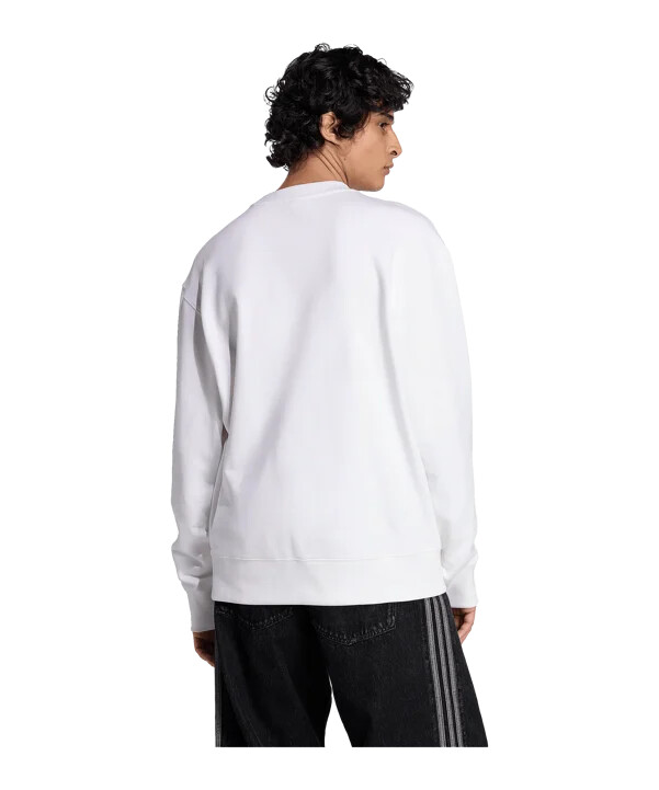 adidas real madrid lfstlr sweatshirt hvid