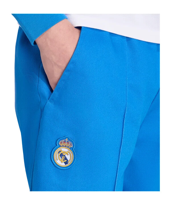 adidas real madrid icon drill hose blå