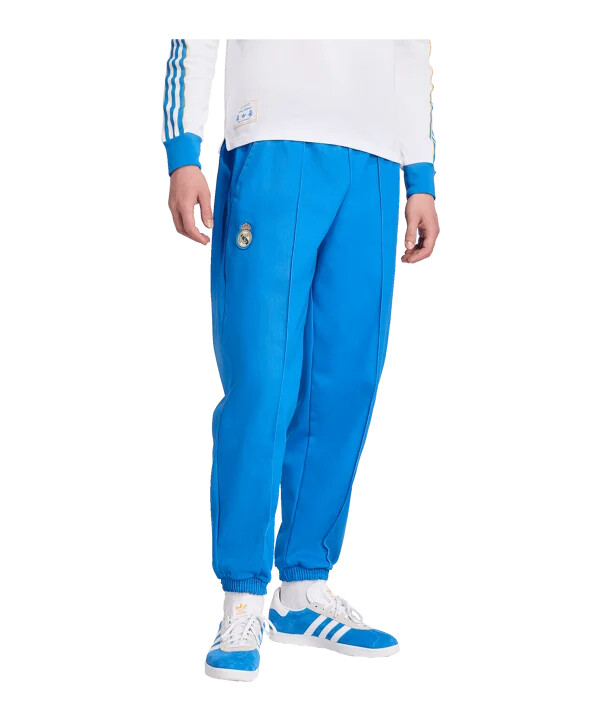 adidas real madrid icon drill hose blå