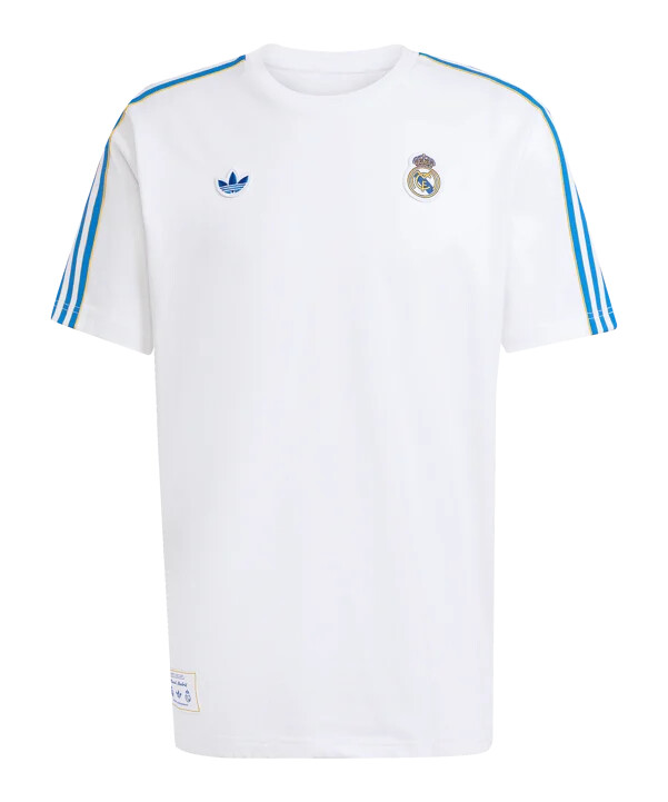 adidas real madrid icon t-shirt hvid