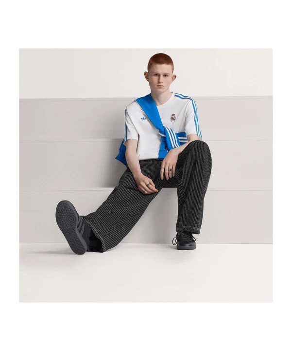 adidas real madrid icon t-shirt hvid