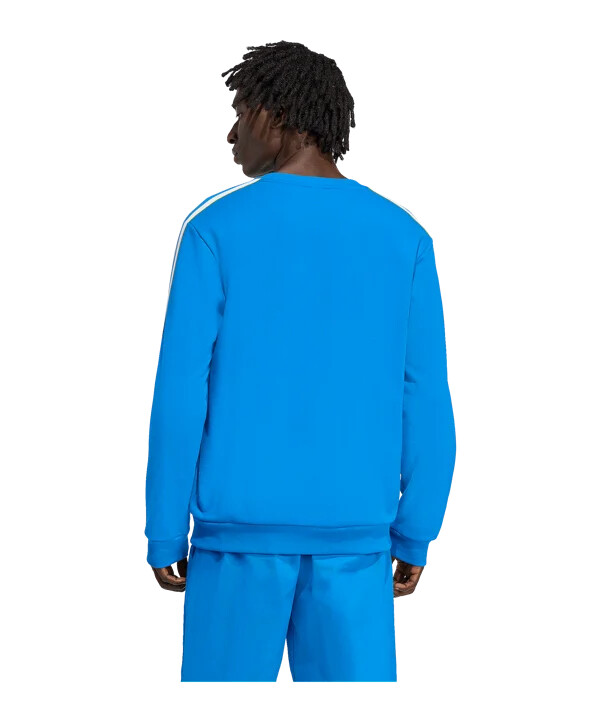 adidas real madrid icon sweatshirt blå