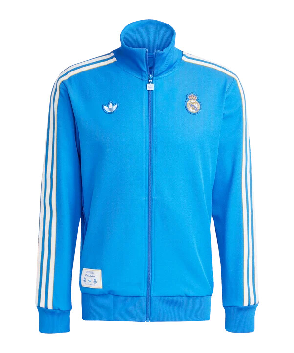 adidas real madrid icon træningstrøje blå