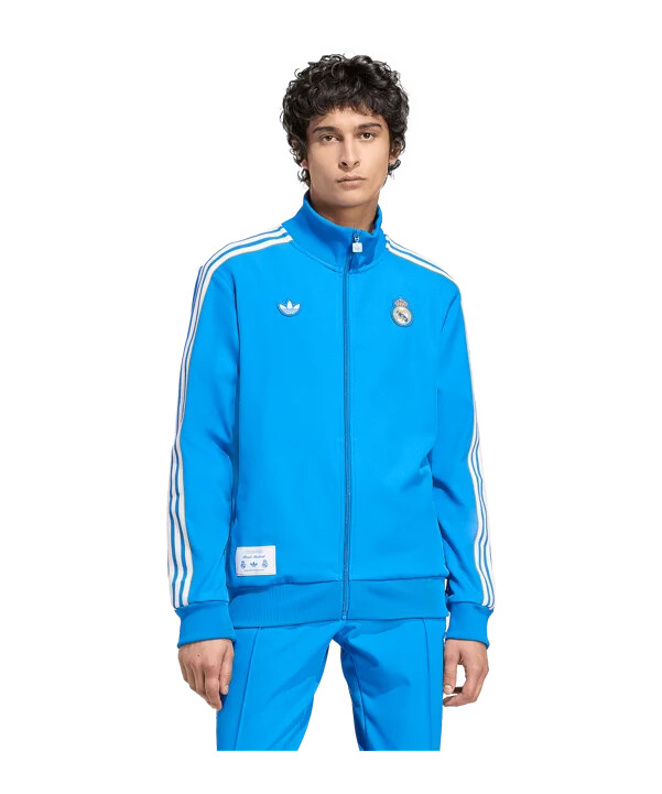 adidas real madrid icon træningstrøje blå