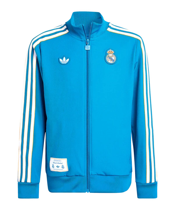 adidas real madrid icon træningstrøje børn blå