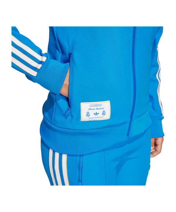 adidas real madrid icon træningstrøje børn blå