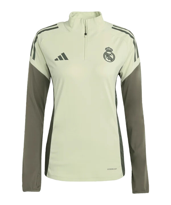 adidas real madrid tiro25 konkurrencetræningstrøje 20252026 børn grøn