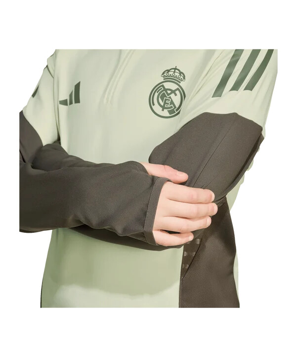 adidas real madrid tiro25 konkurrencetræningstrøje 20252026 børn grøn