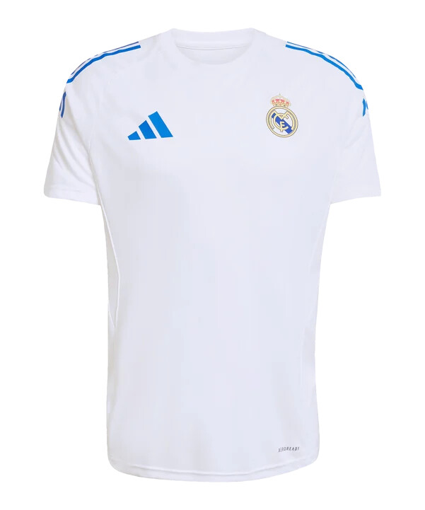 adidas real madrid tiro25 konkurrencetræningstrøje 20252026 hvid