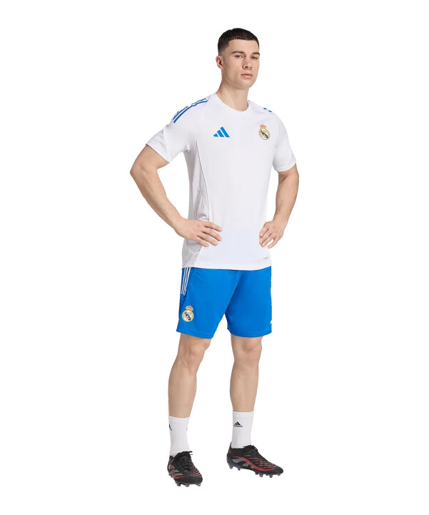 adidas real madrid tiro25 konkurrencetræningstrøje 20252026 hvid