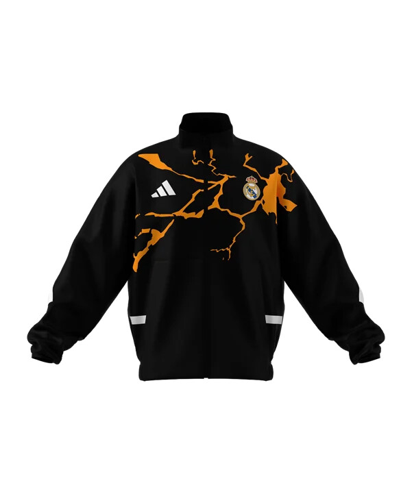 adidas real madrid avengers anthem jakke sort