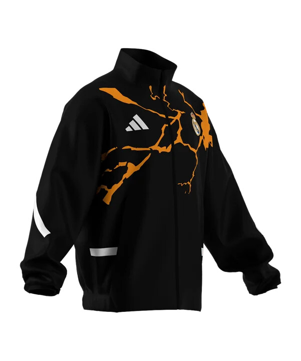 adidas real madrid avengers anthem jakke sort