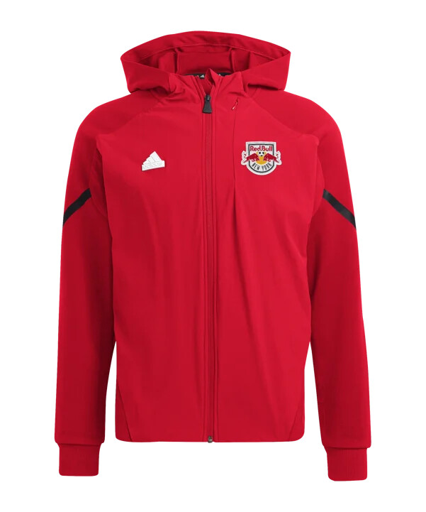 adidas new york red bulls anthem jakke rød