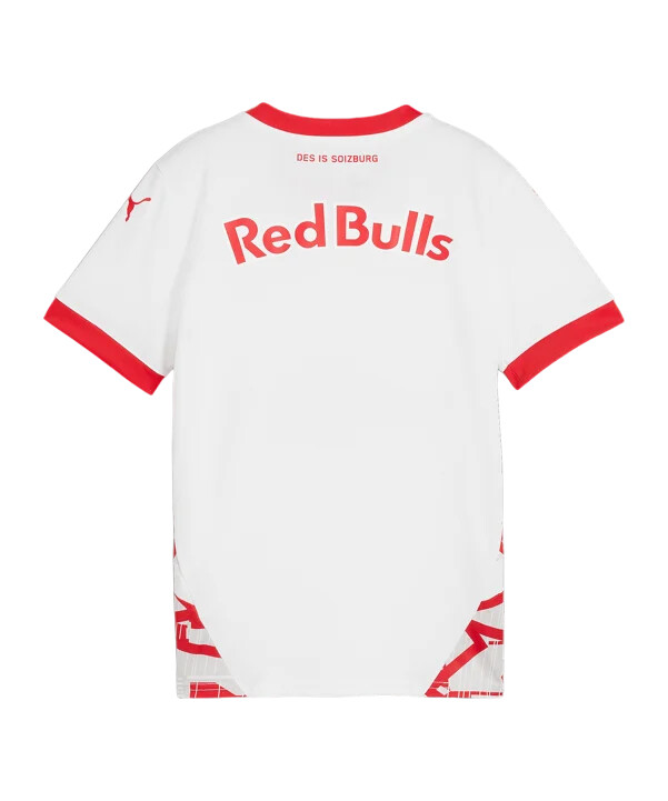 puma rb salzburg hjemmebanetrøje 2425 børn hvid f01