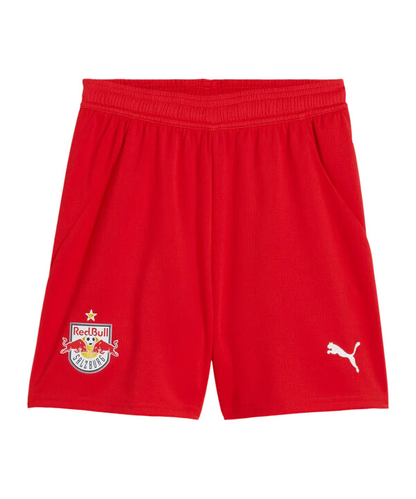 puma rb salzburg short hjemmebanetrøje 20242025 børn rød f02