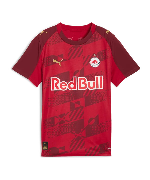 puma red bull salzburg trøje 3. plads 20252026 børn rød f04