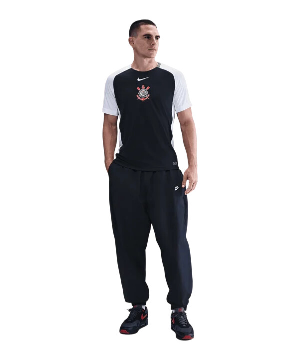 nike corinthians sao paulo udebanetrøje 202526 sort f010