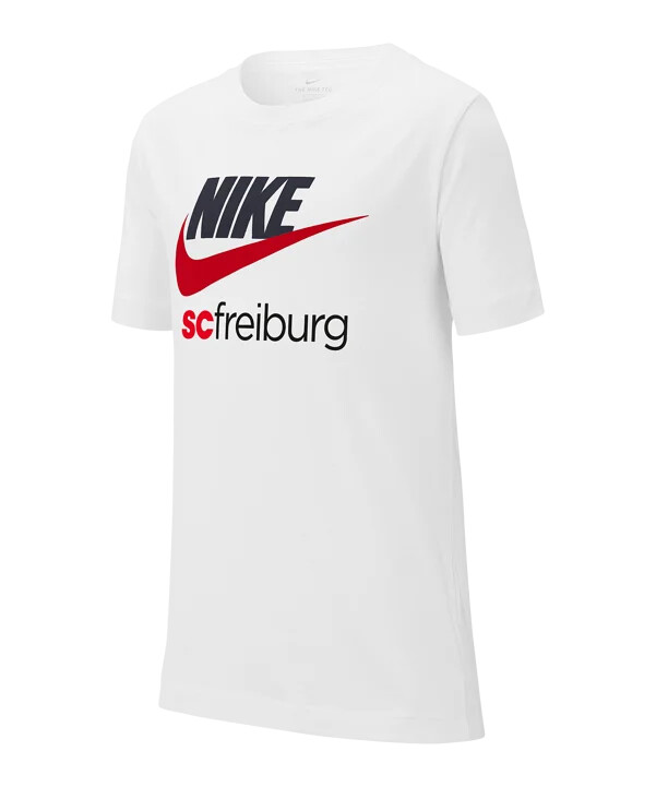 nike sc freiburg futura t-shirt børn hvid f107