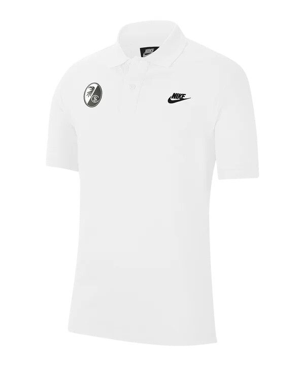 nike sc freiburg poloshirt hvid f100