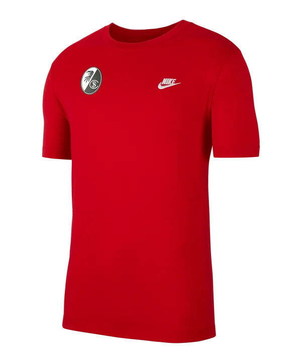 nike sc freiburg nsw klub t-shirt rød f657
