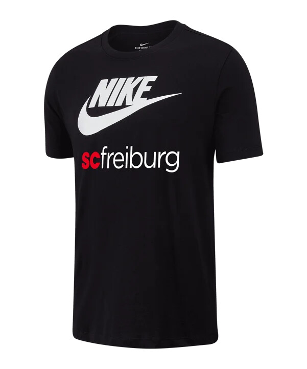 nike sc freiburg nsw futura t-shirt sort f010