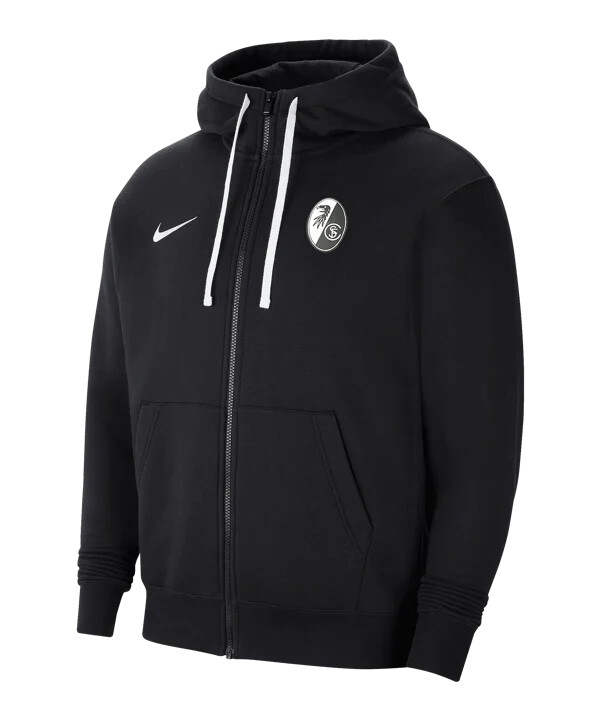 nike sc freiburg sweatjakke sort f010