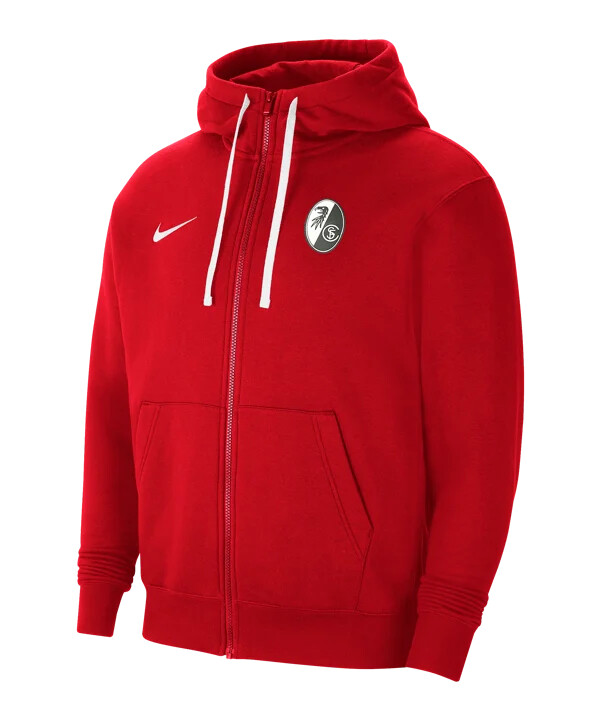nike sc freiburg sweatjakke rød f657