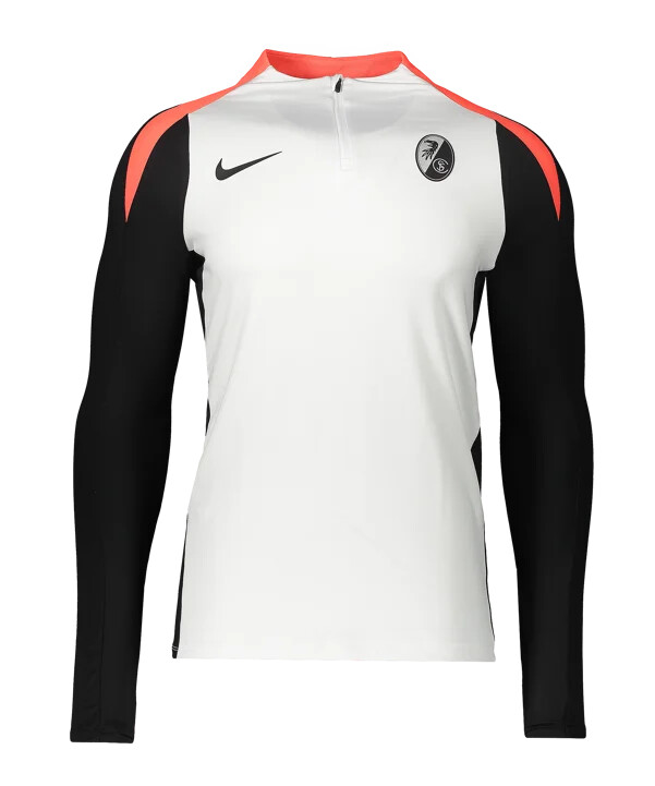 nike sc freiburg drill top sweatshirt hvid f100