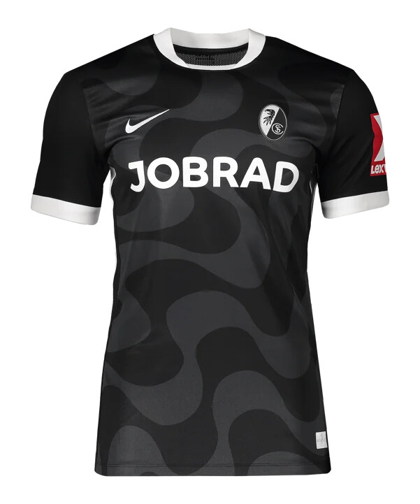 nike sc freiburg udebanetrøje 202526 sort f013a