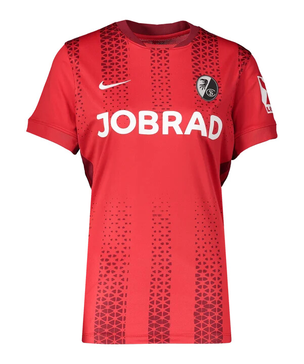 nike sc freiburg european cup 20252026 dametrøje rød f657t