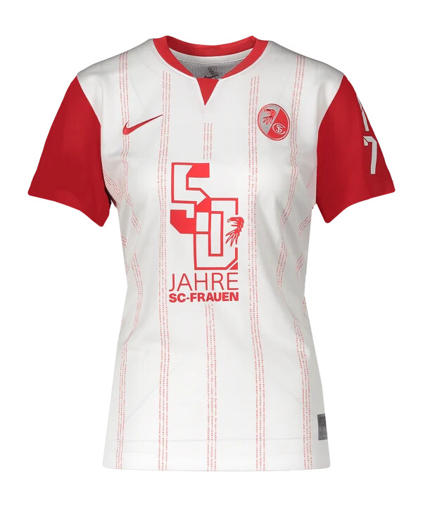 nike sc freiburg special edition-trøje 50 år sc dametrøje dame hvid f100