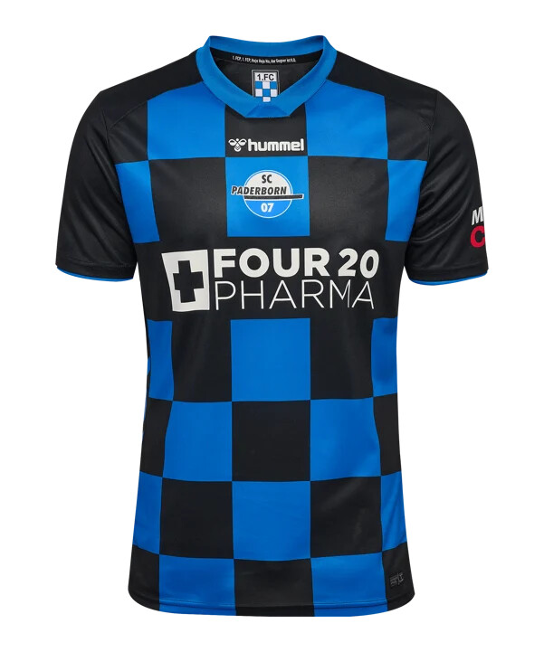 hummel sc paderborn hjemmebanetrøje 20252026 sort f2001
