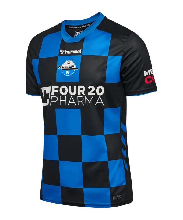 hummel sc paderborn hjemmebanetrøje 20252026 sort f2001