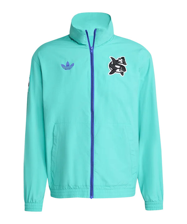 adidas seattle sounders fc seattle sounders fc anthem jakke blå
