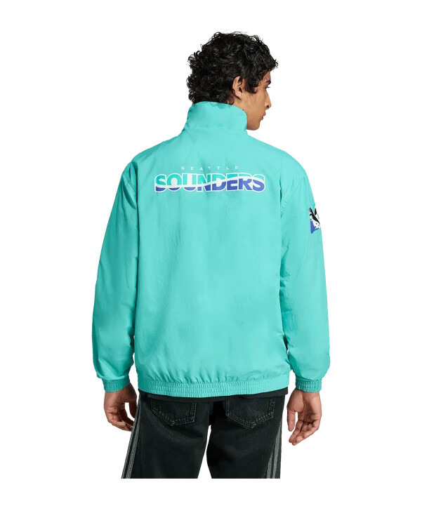 adidas seattle sounders fc seattle sounders fc anthem jakke blå