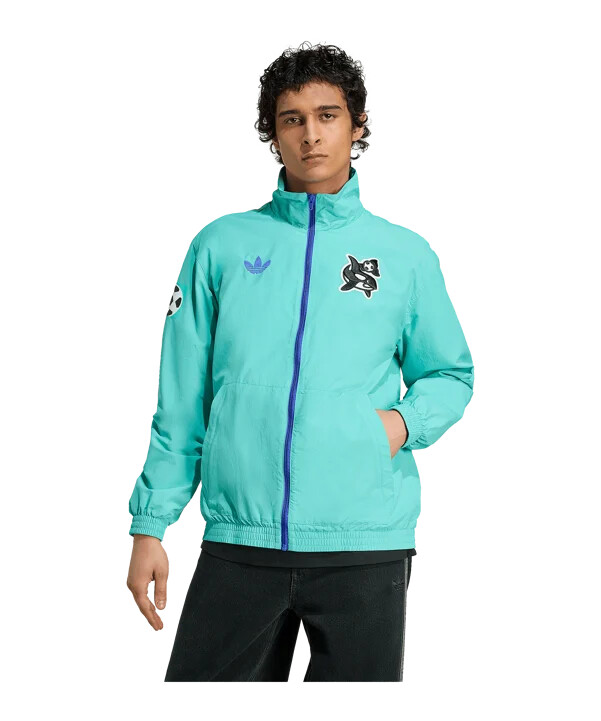 adidas seattle sounders fc seattle sounders fc anthem jakke blå
