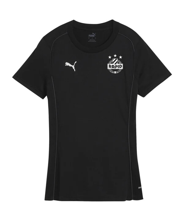 puma sk rapid vienna casual t-shirt dame sort f03