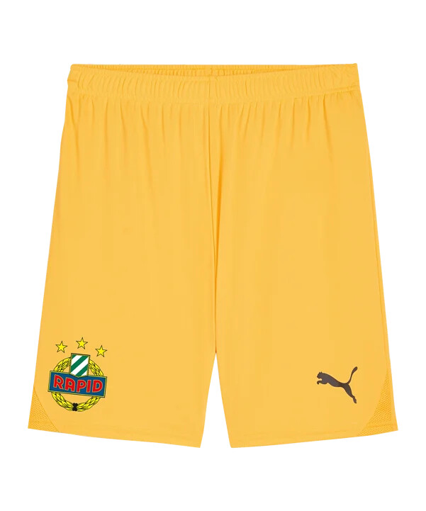 puma sk rapid wien målmandsshorts 20242025 børn orange f61