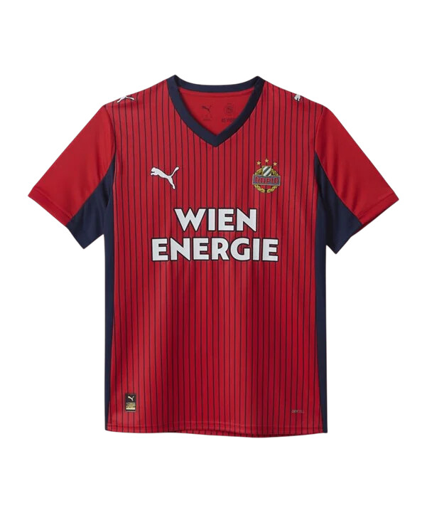 puma sk rapid wien udebanetrøje 20252026 rød f01