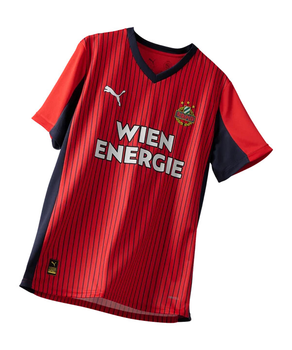puma sk rapid wien udebanetrøje 20252026 rød f01