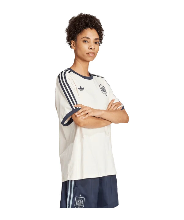 adidas spanien dame t-shirt hvid