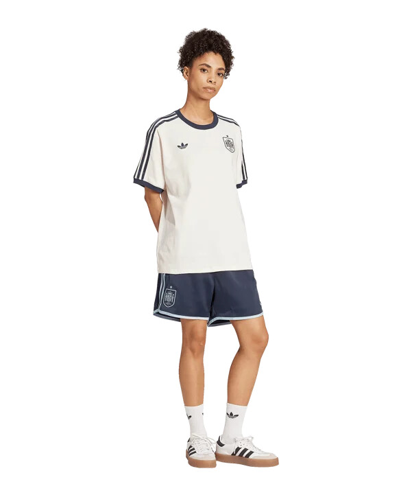 adidas spanien dame t-shirt hvid