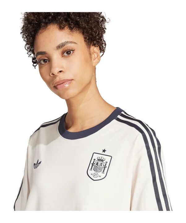 adidas spanien dame t-shirt hvid